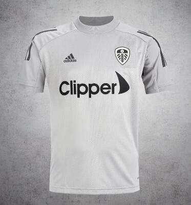 Leeds United Grey Training Shirt 2020/21